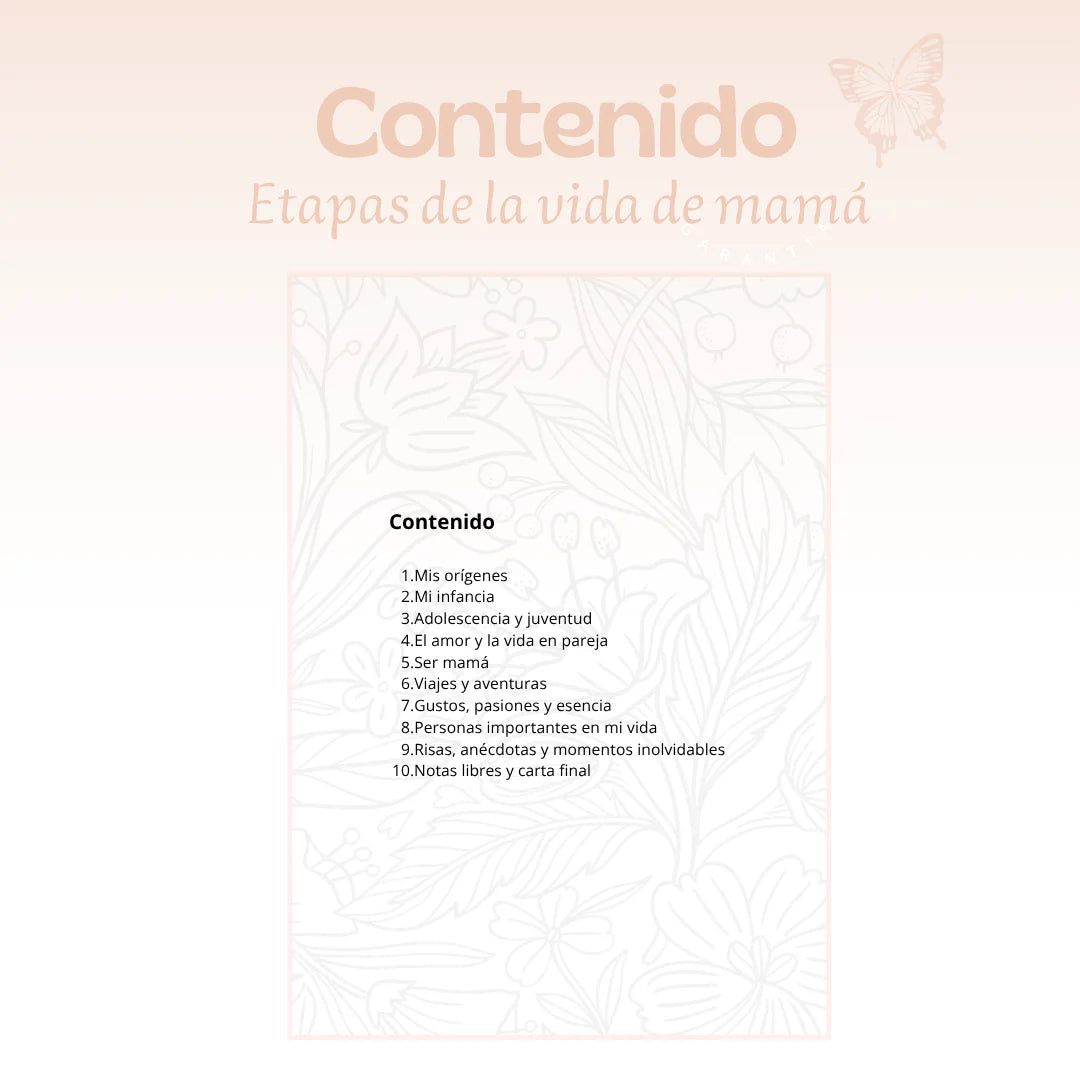 Mamá Cuéntame tu vida, antes de que sea tarde
