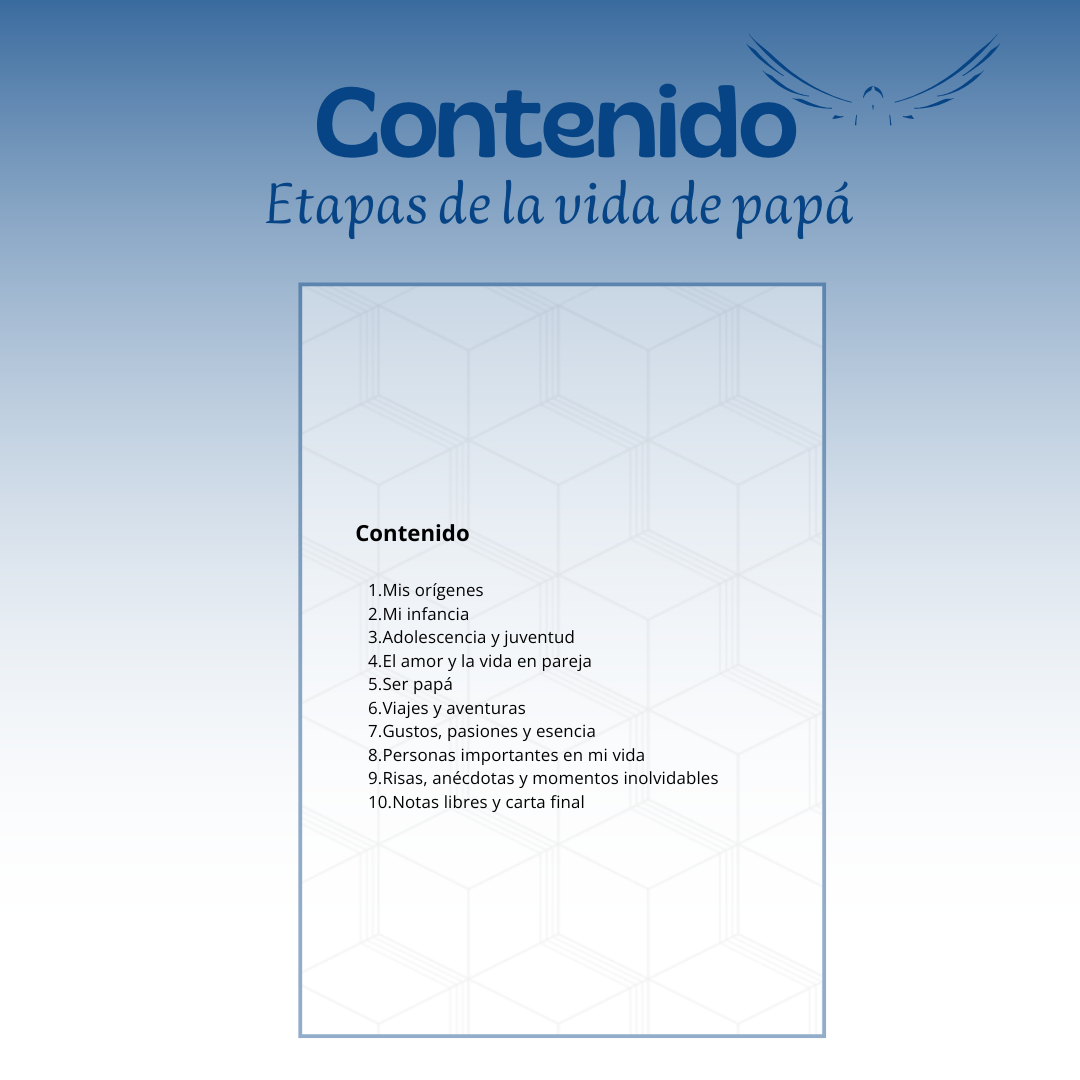Papá cuéntame tu vida, antes de que sea tarde.