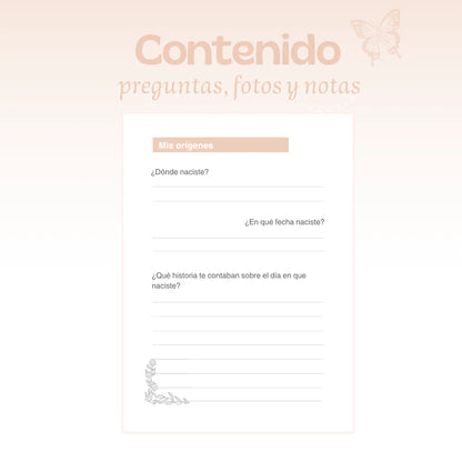 Mamá Cuéntame tu vida, antes de que sea tarde